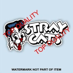 STRAY CATS STICKER ROCK N ROLL MUSIC BAND DECALS ROCKABILLY OLD SKOOL ROCK