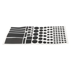 High Quality Light Dimming Stickers Light Dimming Stickers PVC Black 8x4inch
