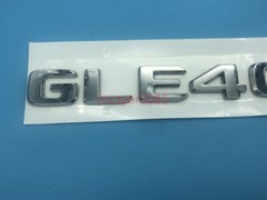 Chrome ” GLE400d ” Number Letters Rear Trunk Badge Emblem for Mercedes Benz GLE