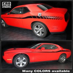Dodge Challenger Racing Arrow Side Stripes Decals 2011 2012 2013 2014 Pro Motor
