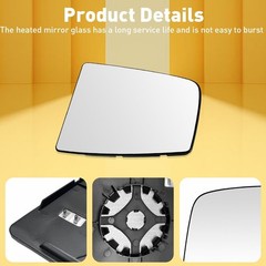 4/8X Mirror Glass Lower Convex Driver Passenge Side for Ford Transit 150 250 350