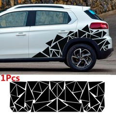 Car Body Sticker Geometric Triangle Graphics Truck Door Decal Decor Waterproof
