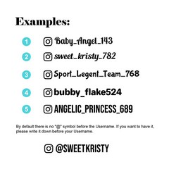 CUSTOM INSTAGRAM USERNAME Decal Vinyl Sticker | Car Bumper Window | Social Media