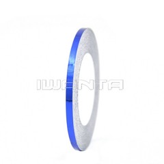 1/8″ 3mm Matte Black & Blue Chrome Pinstriping Pin Stripe Vinyl Decal Sticker