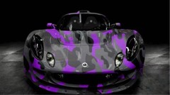 Purple Black Gray Camo Vinyl Car Wrap Sheet +Free Tools( 2 feet & up )