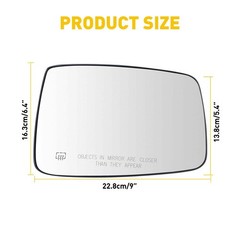 1/2Set For Ram 1500 2500 Dodge Mirror Passenger Glass Driver Left Right Side EKK