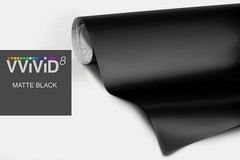 Satin Metallic Matte Black Car Wrap Vinyl Roll – Perfect for Fleet & Motorsport