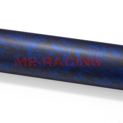 ESSMO PET Marble Forged Matte Carbon Fiber Royal Blue Car Vehicle Vinyl Wrap