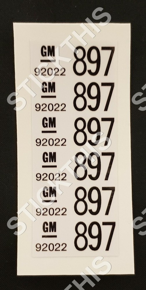 Suit Holden HSV Wire Harness Label – VL Engine Loom RB30e LF1 92022897