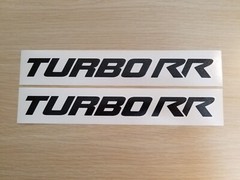2x TURBO RR Decal Vinyl Stickers for Can Am AVT Vehicles Motorcycles Car Truck