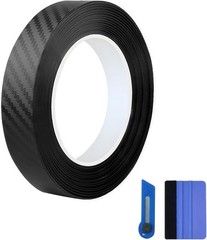 Automotive-Grade Carbon Fiber Vinyl Wrap Tape 1.2in x 30ft – Easy Clean Removal