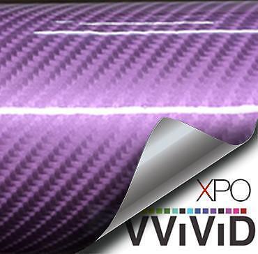 VVivid Xpo Gloss Pink Tech Art Carbon Vinyl Wrap Film | V244