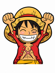 One piece Anime Sticker Decal Vinyl Peeker Waterproof UV Resistant