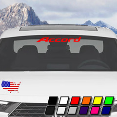 Windshield Banner Vinyl Decal Sticker for Honda Accord LX SE EX-L Sport-L Hybrid