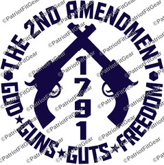 The 2nd Amendment,God Guns Freedom,Molon Labe,2A,Gun Rights,Custom Vinyl Decal