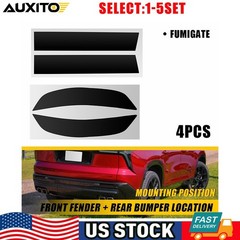 Smoke Tint Vinyl Decals For 24 25 Chevrolet Traverse Front Rear Reflectors 4-20X