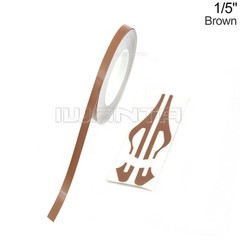 1/5″ 5mm Matte Black & Brown Pinstriping Pin Stripe DIY Vinyl Tape Decal Sticker