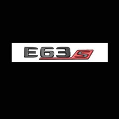 E63S AMG V8 BITURBO 4MATIC+ Rear Star Emblem Black Badge Combo For Mercedes W213