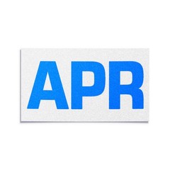 APRIL – California License Plate BLUE Month Sticker – DMV Registration Tag
