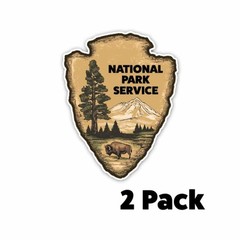 NATIONAL PARK SERVICE ARROW HEAD DECAL STICKER TRUCK VEHICLE WINDOW MULTI PACK