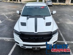 2019-2024 For Ram 1500 Decals Hood Beam 3m Vinyl Stripes Stickers Auto Graphics