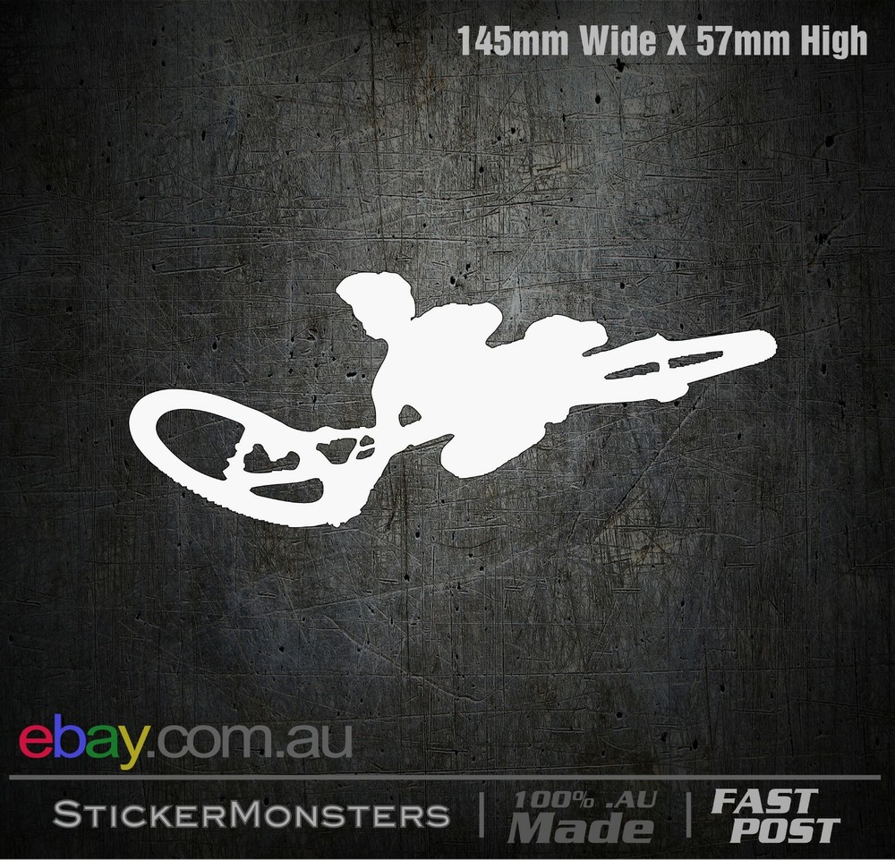 Downhill Trail MTB Sticker Decal 139mmH Mountain bike Car Van RockShoX