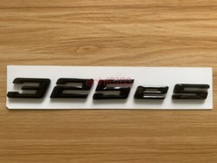 Gloss Black 3D ABS Letters Trunk 325es Emblem Rear Badge for BMW 2017-2022 325es