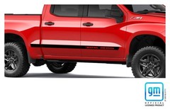 2019 20 21 22 23 24 Chevy Silverado 1500 Trail Boss Crew Double Cab Body Decals