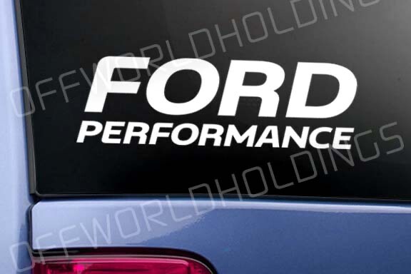 FORD PERFORMANCE sticker decal WEC Le Mans racing Mustang NASCAR WRC