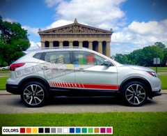 Stripes for Nissan Rogue SV S midnight Sport SUV Sticker Decal Graphic Side Door