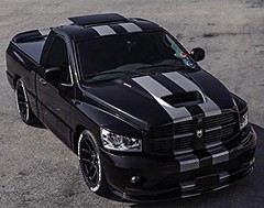 FOR All Ram Trucks 1500 2500 3500 Racing Stripes 10″ Vinyl Graphics Decal 40 FT.