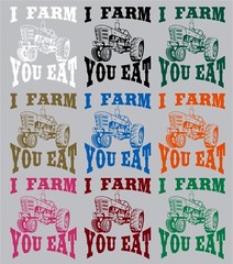 Farm Tractor Farming Agriculture Plowing Truck Window Laptop Vinyl Decal Sticker