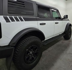 2021-2024 Ford Bronco Side Stripes W Pin – Vinyl Decals Graphics Stickers – Pair