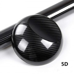 Color 7D Premium Super Gloss Carbon Fiber Vinyl Wrap Bubble Free Air Release 6D