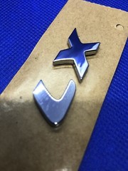 Authentic New Peugeot LX Wing Badge Side Emblem For 206 1998-10 & 406