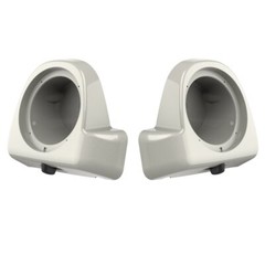 Bonneville Salt Pearl 6.5 inch Speaker Pods Lower Fairings Fits 14+ Harley