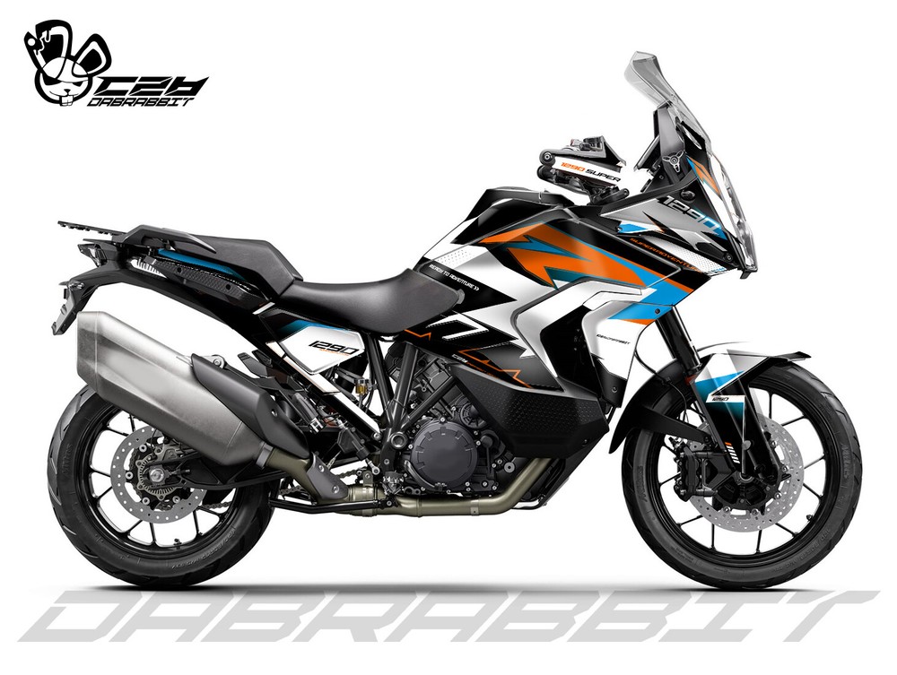 NEW Graphic kit for ktm (21~22) 1290 Super Adventure Graphic Decal Kit (NR-WBB)