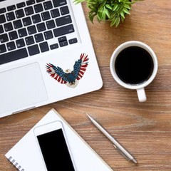 Bald Eagle, American Eagle USA Flag Precision Cut Decal