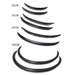 Car Wheel Eyebrow Arch Extension Protector Fender Flares Moulding Trim Strip