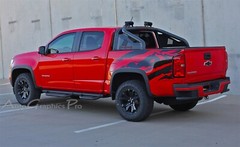 ANTERO Truck Bed Mountain Vinyl Graphic Decals Stripe 2015-2022 Chevy Colorado