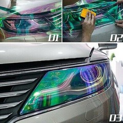 Dark Smoke Black Car Rear Lights Tail Light Film Sticker Trims Wrap Accessories