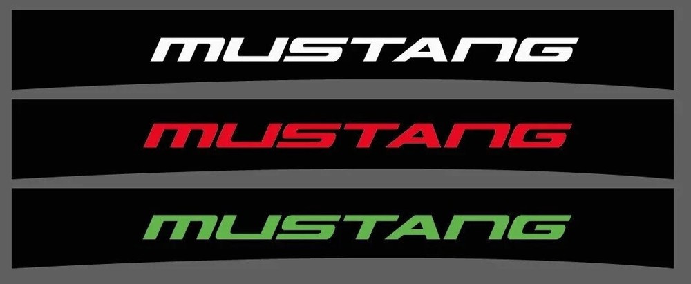 Ford Mustang Sunstrip Sun Strip Vinyl Windshield Banner Decal