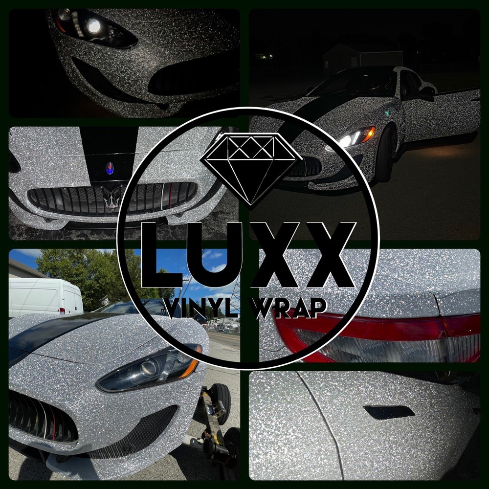 Diamond glitter vinyl wrap Super Sparkle Car Film