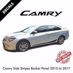 Toyota Camry Pre-Cut Side Stripes Rocker Panel Decals Vinyl 2015 to 2017 |40