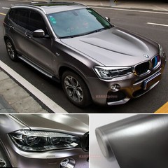 Grey Rainbow Mirror Brushed Satin Chrome Pearl Metal Car Vinyl Wrap Sticker HDUS