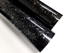 Gloss Forged Carbon Fiber CF Black Silver Gold Red Vinyl Car Wrap Sticker Decal