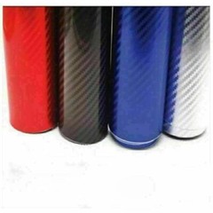 3/4/5D Ultra Shiny Gloss Glossy Black Carbon Fiber Vinyl Wrap Sticker Decal