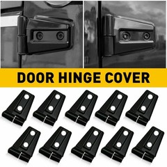 1/2Set Exterior Door Hood Cover Hinge Hinge Trim For Jeep Wrangler JK JKU 2007-2