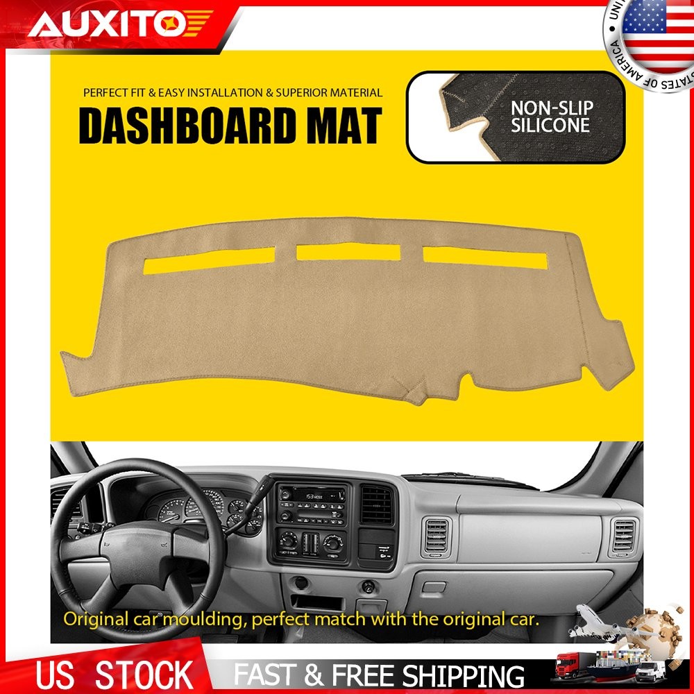 Dashboard Mat for Chevy Avalanche 2001-2006 Chevy Tahoe 2000-06 Black Gray Beige