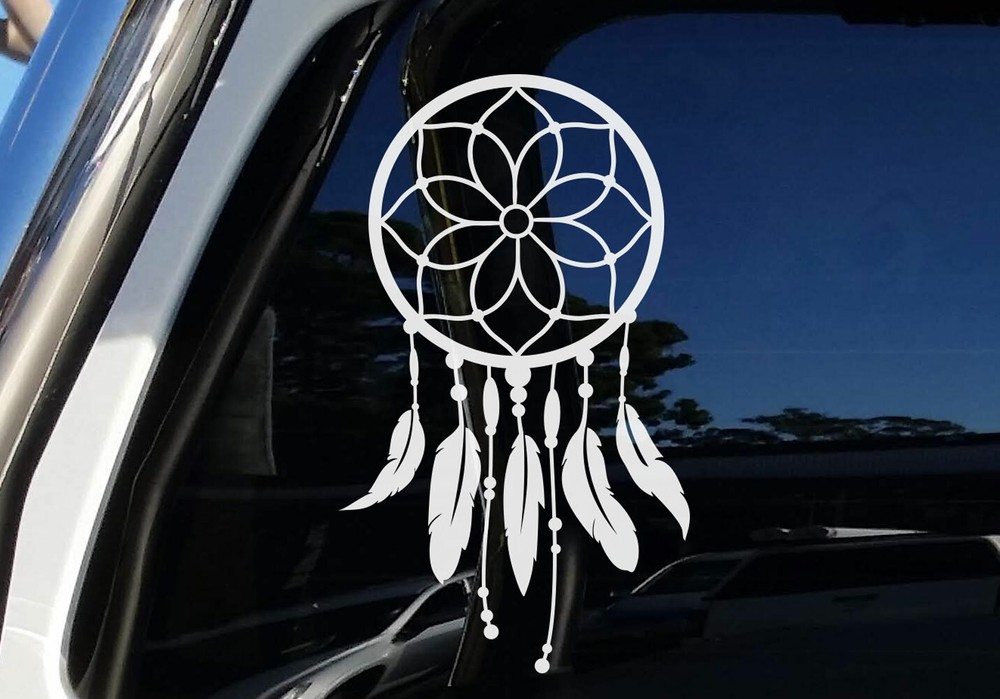 Dream Catcher Car Caravan Bike Helmet Wall Door Nursery Decals Vinyl Sticker